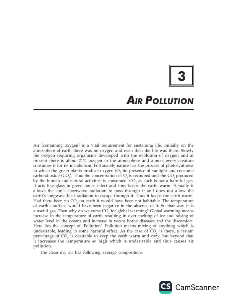 EE ch 3+4 | PDF | Smog | Atmosphere Of Earth