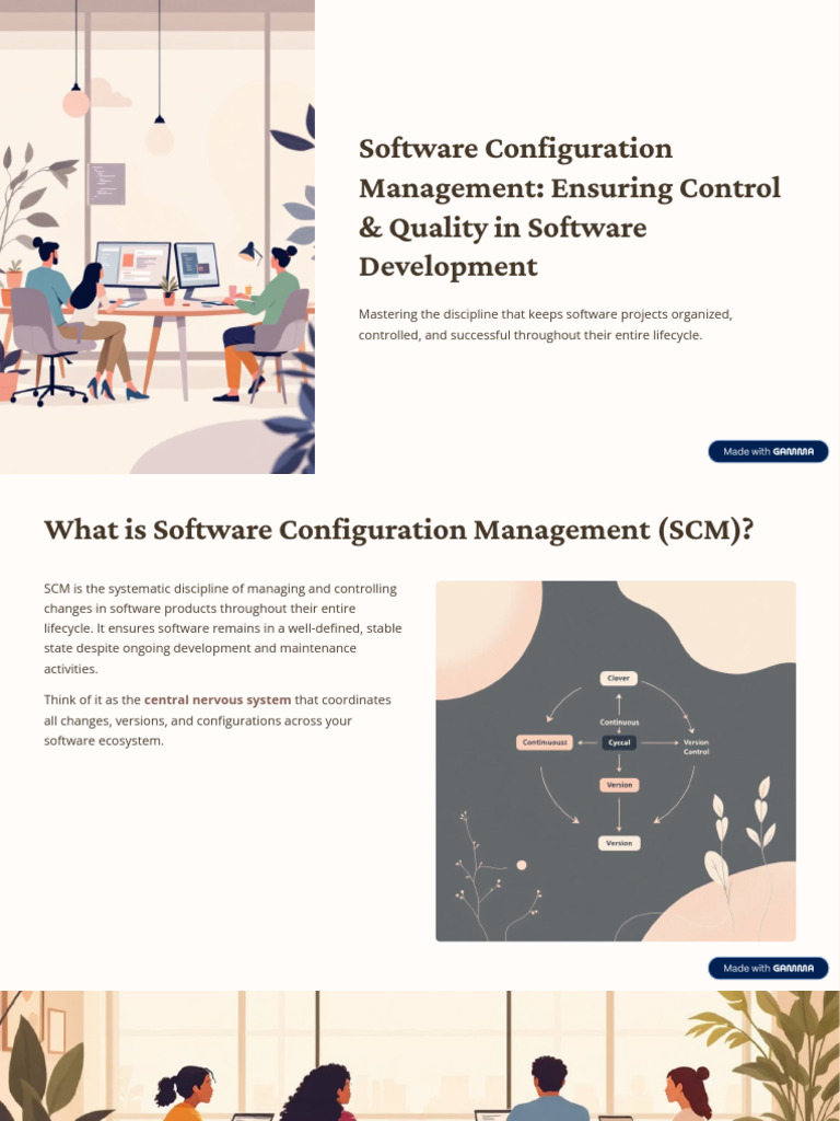 Software Configuration Management Guide | PDF | Version Control | Software