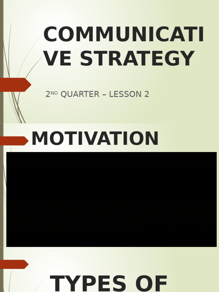 Communication Strategies Overview | PDF | Human Communication ...