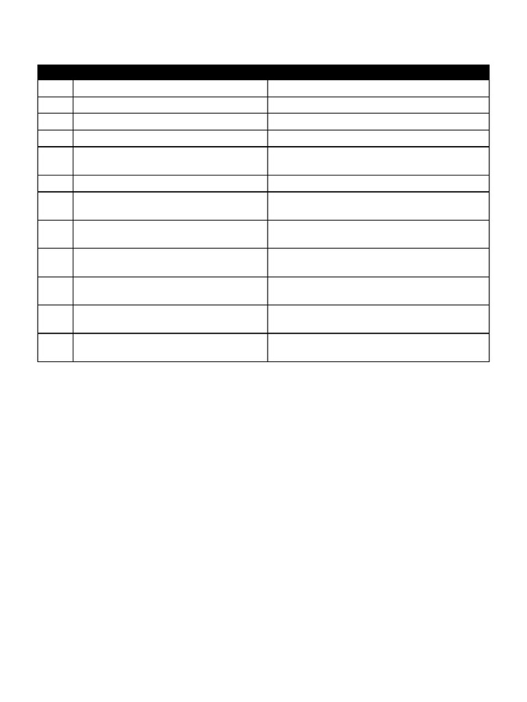 Self Introduction Table Arranged | PDF