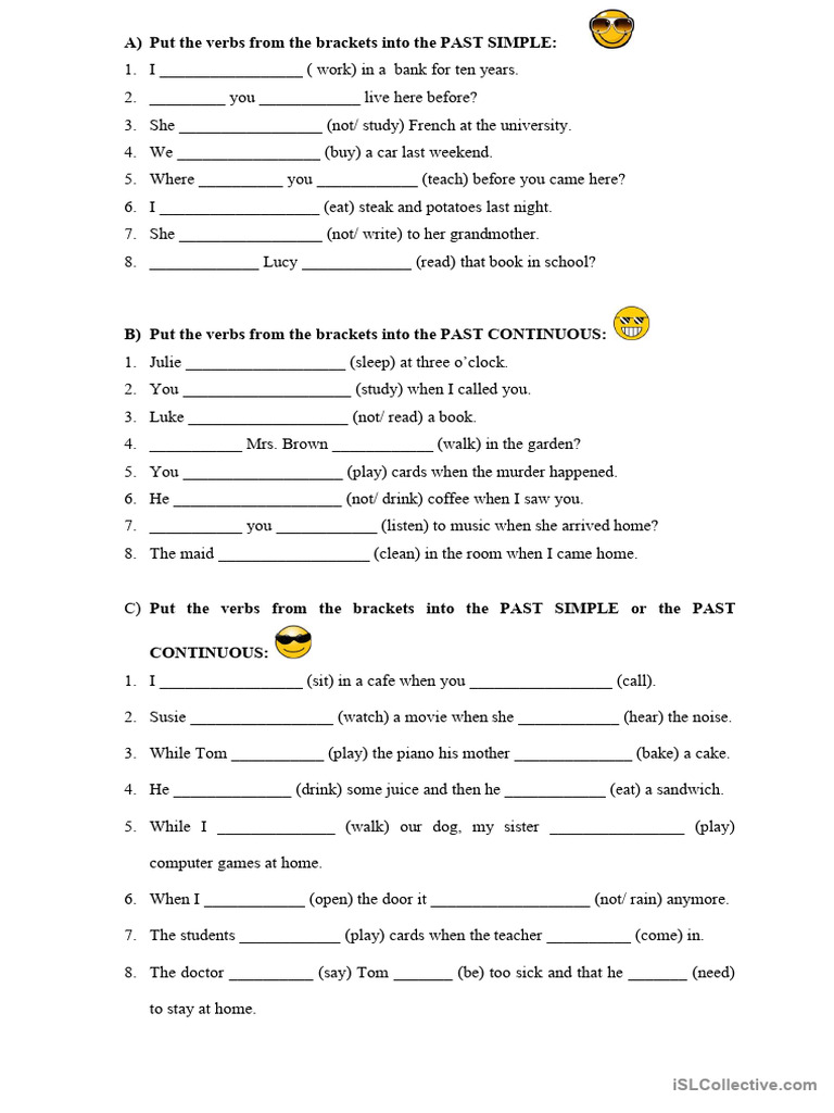 Past Simple and Past Continuous | PDF