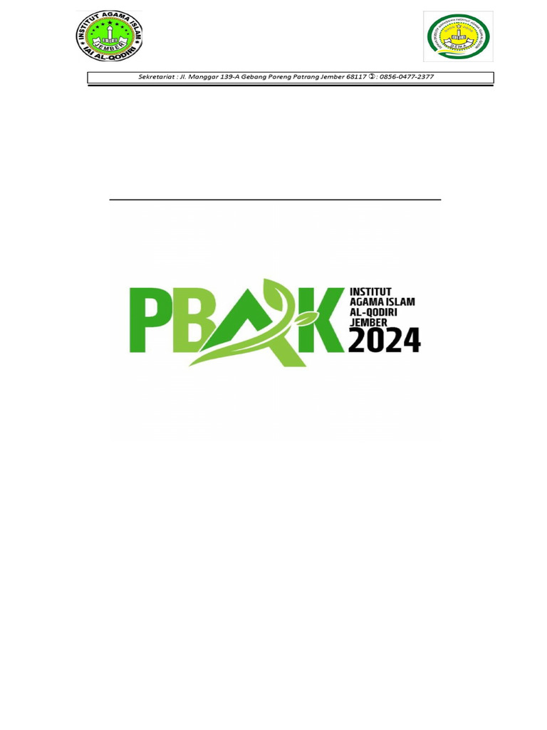 PBAK 2024: Pengenalan Kampus IAI Al-Qodiri | PDF
