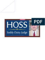 Bryan Hoss For Soddy-Daisy Judge