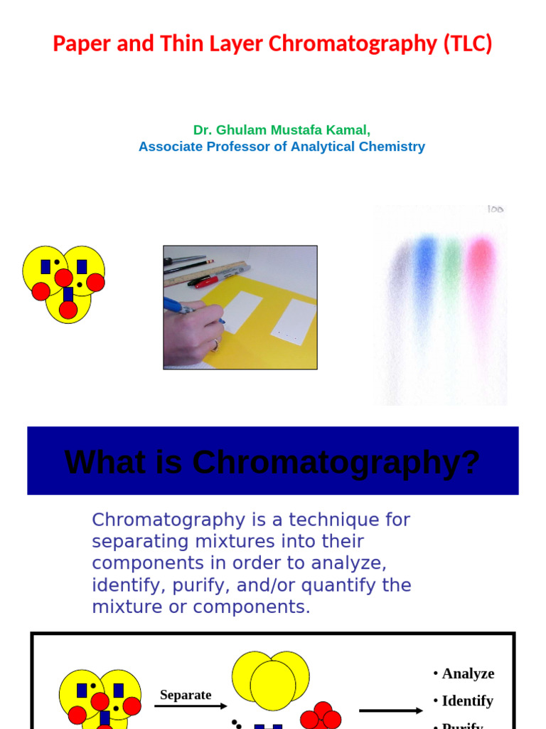 TLC and Paper Chromatography Overview | PDF | Chromatography | Thin ...