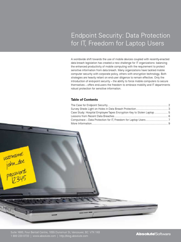 Are Your Laptops Protected Against Careless Employee Use | PDF ...