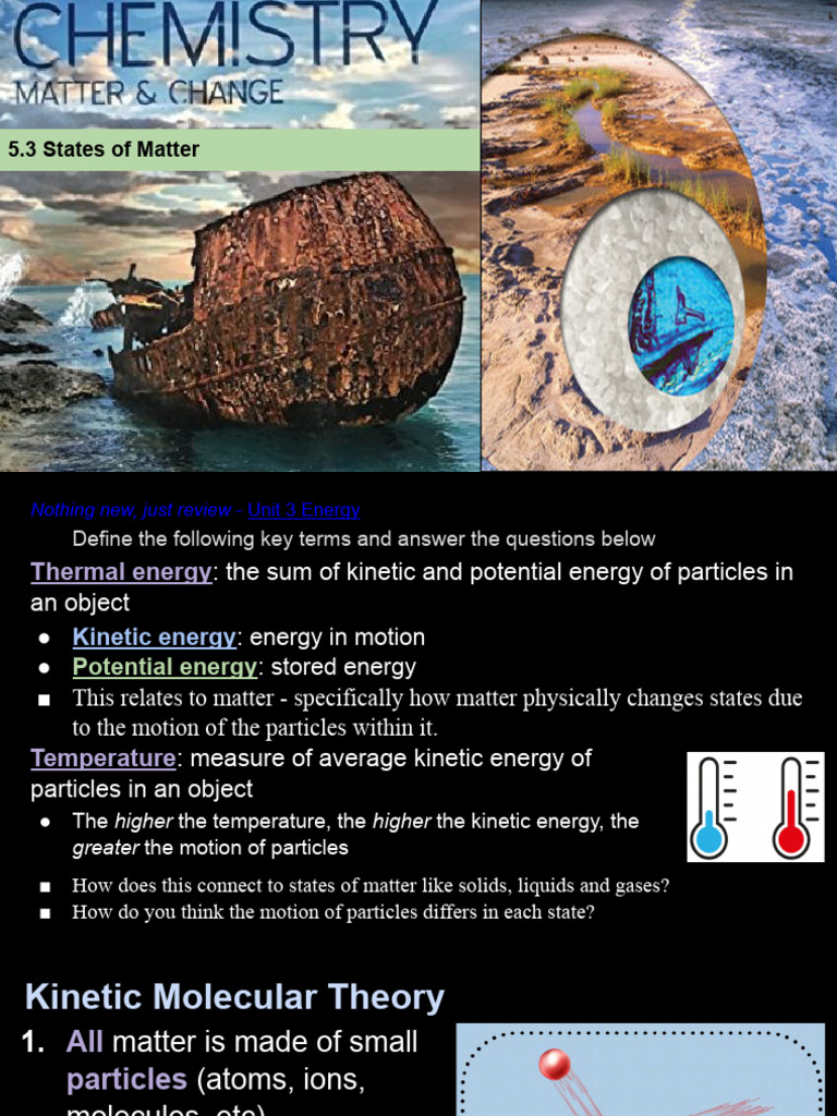Understanding States of Matter | PDF | Gases | Liquids