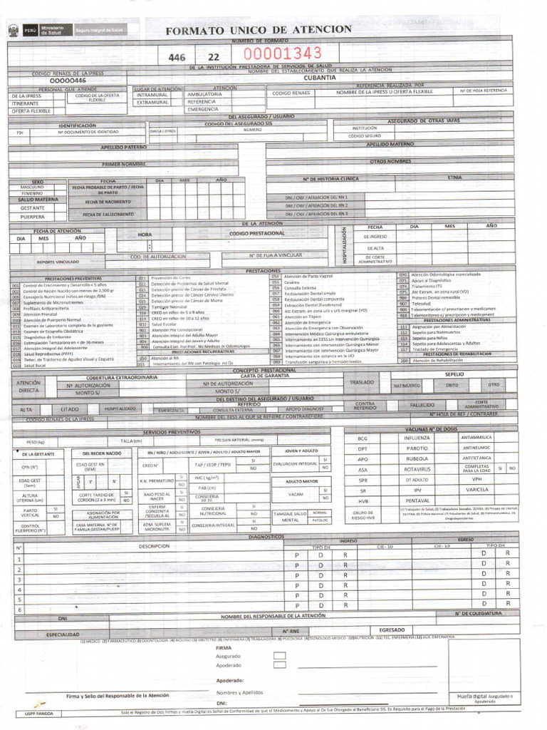 Formato FUA | PDF