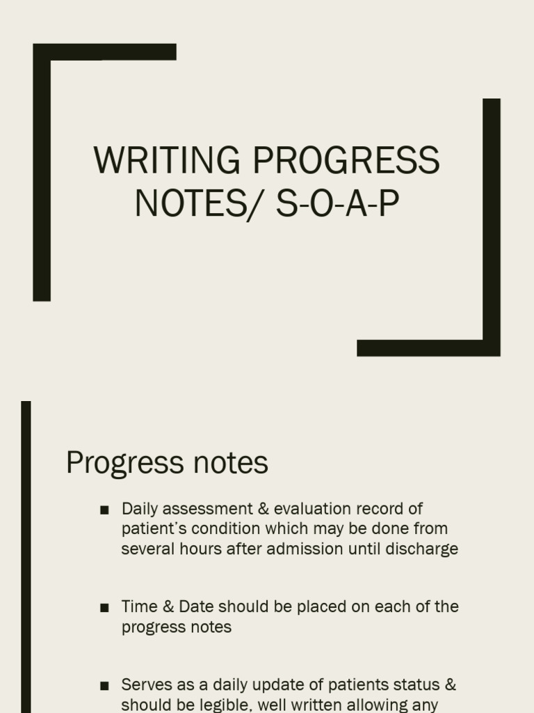 Daily Patient Progress Notes Guide | PDF | Medical Diagnosis | Physical ...