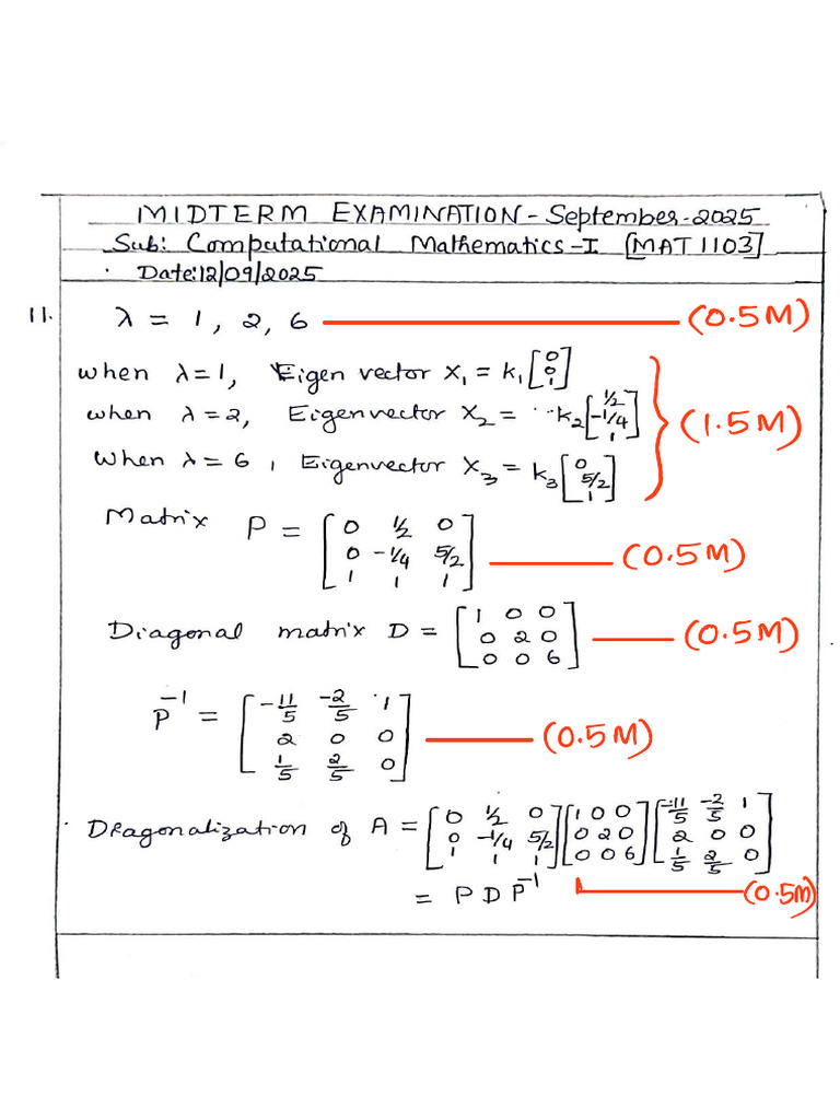 MAT1103 12 Sep 2025 | PDF