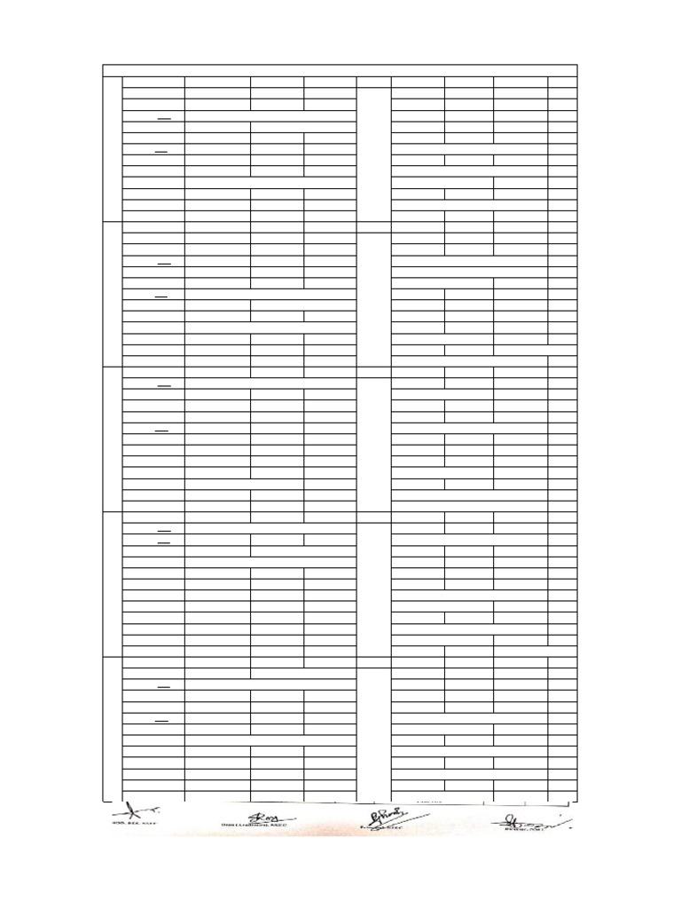 Weekly Class Schedule Overview | PDF