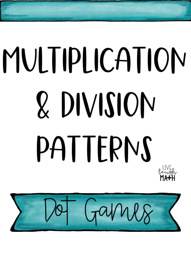 Multiplication & Division Dot Games | PDF