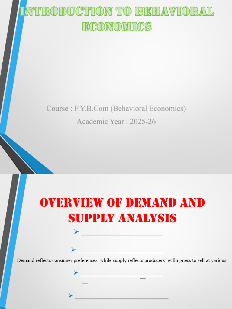 Understanding Demand and Supply Dynamics | PDF | Demand | Supply ...