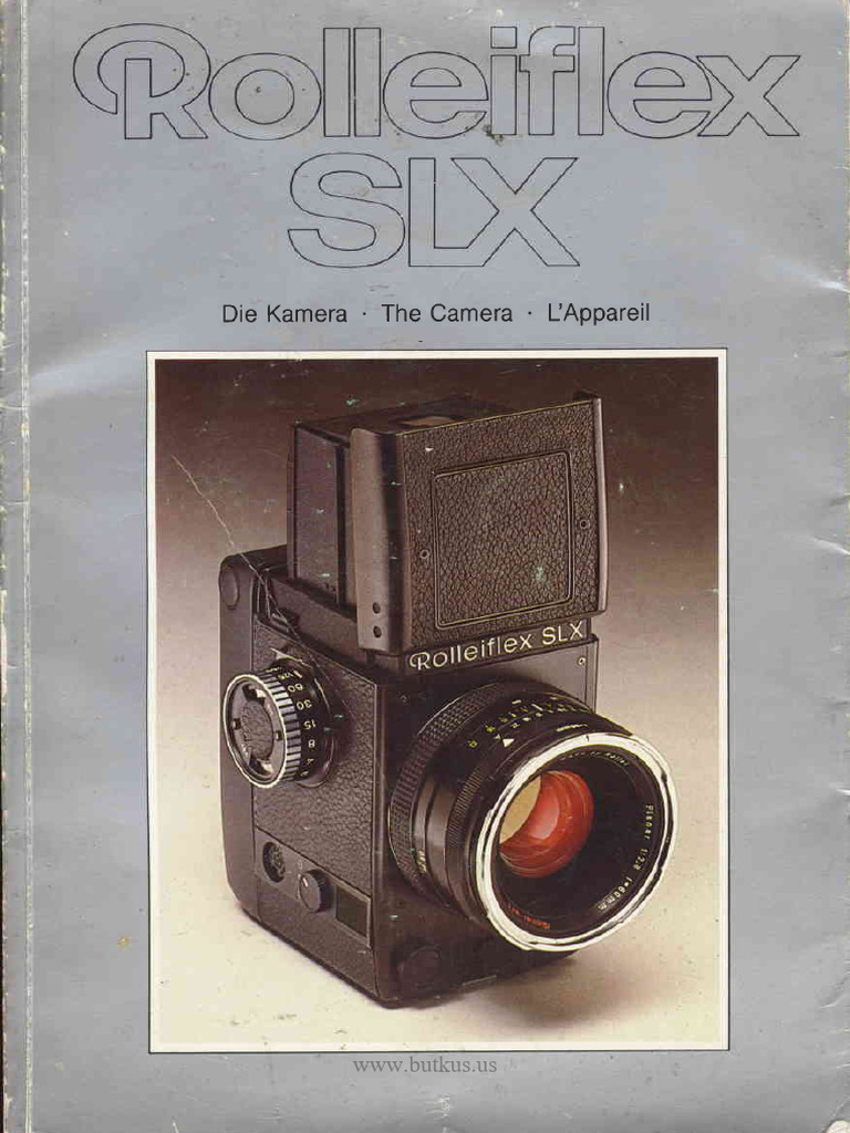 Rolleiflex SLX Camera User Guide | PDF | Camera | Recording Devices