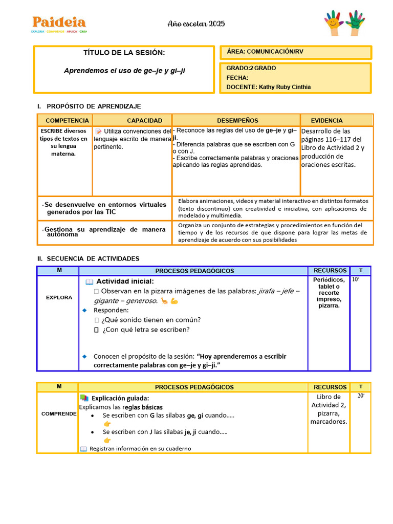 Com Sesion 3 | PDF | Aprendizaje | Ciencia cognitiva