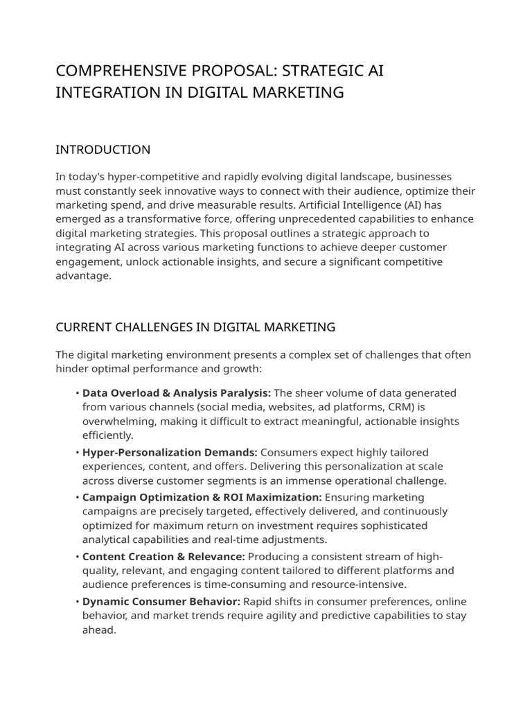 AI Strategies for Digital Marketing Success | PDF | Digital Marketing ...
