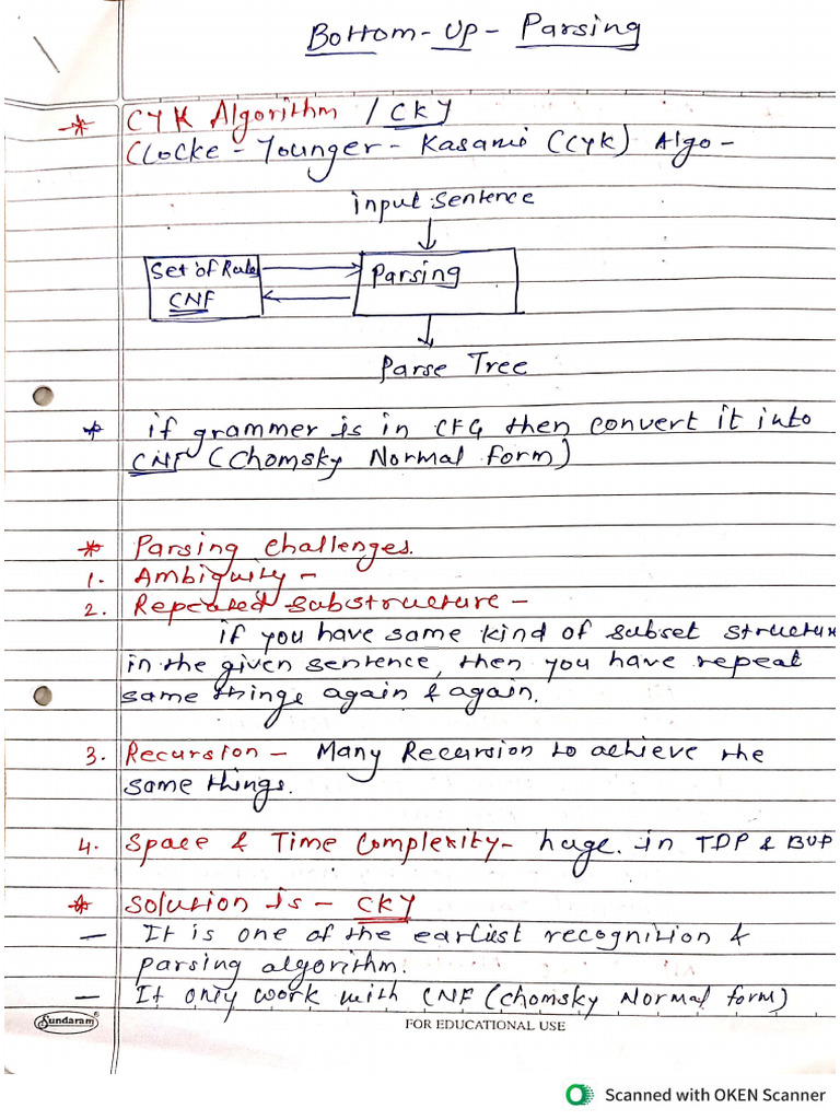 CYK Parser | PDF