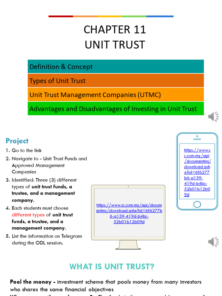 Chapter 11 - Unit Trust | PDF | Investing | Investment Fund