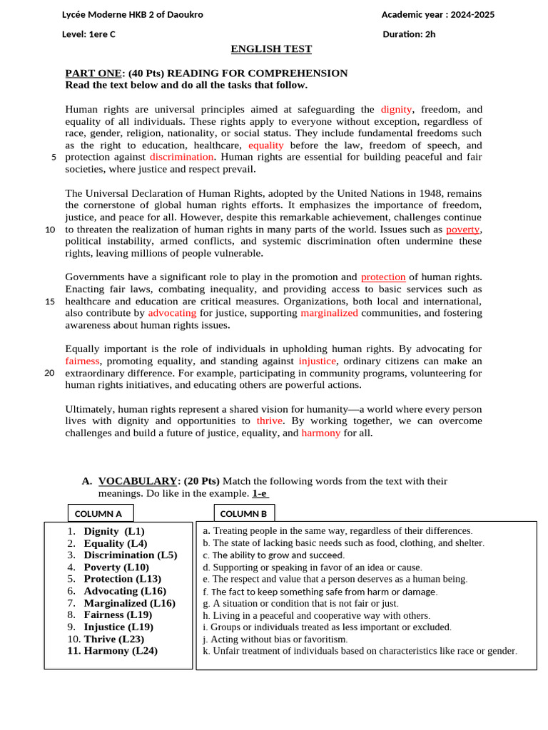 Human Rights: Key Examples and Issues | PDF | Human Rights | Social Justice
