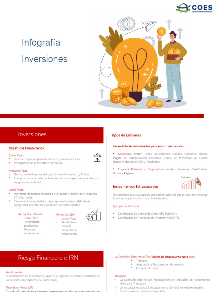 Tipos de Inversiones y Riesgos Financieros | PDF | Renta Fija ...