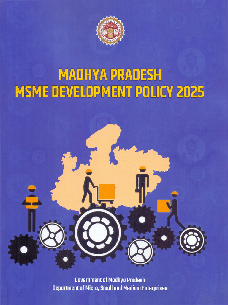 Madhya Pradesh MSME Policy 2025 Overview | PDF | Infrastructure ...