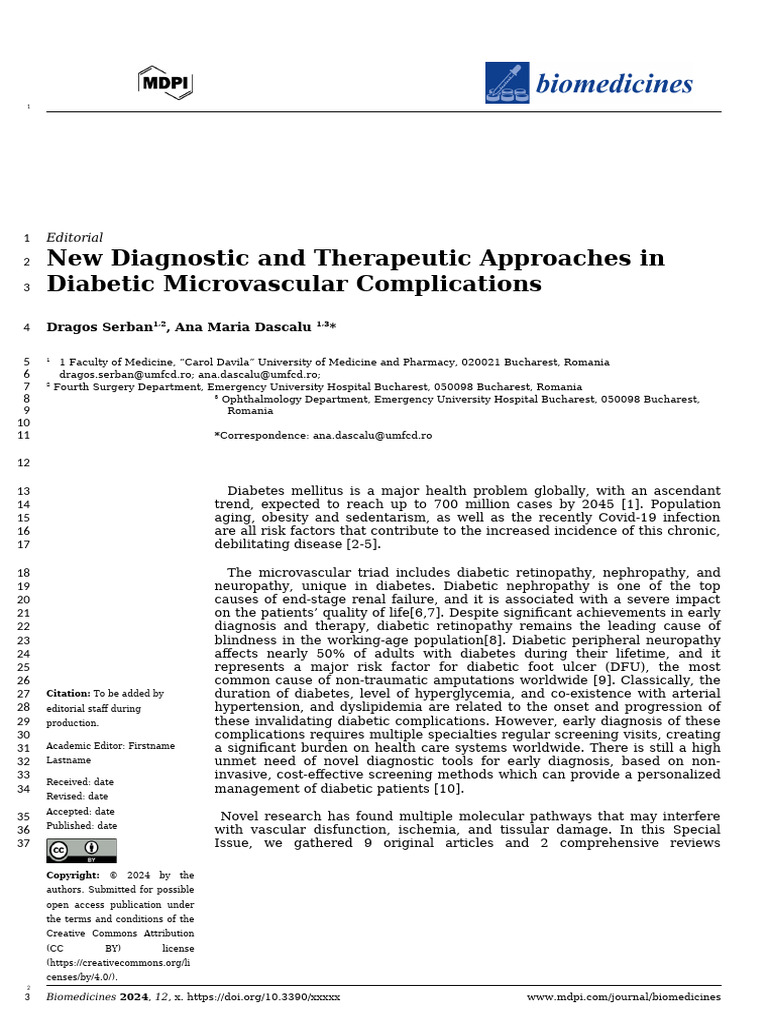 New Insights on Diabetic Complications | PDF | Medical Specialties ...