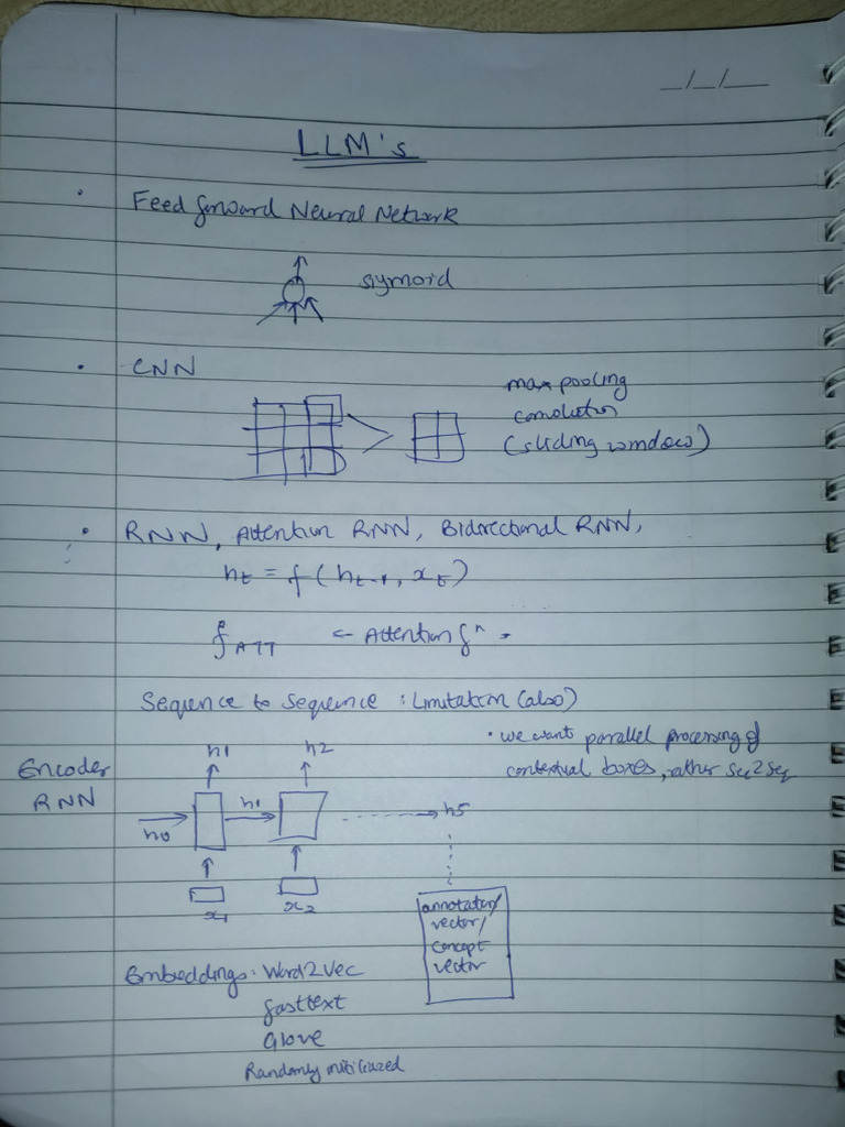 Intro To LLMs Part 1 Self Notes | PDF