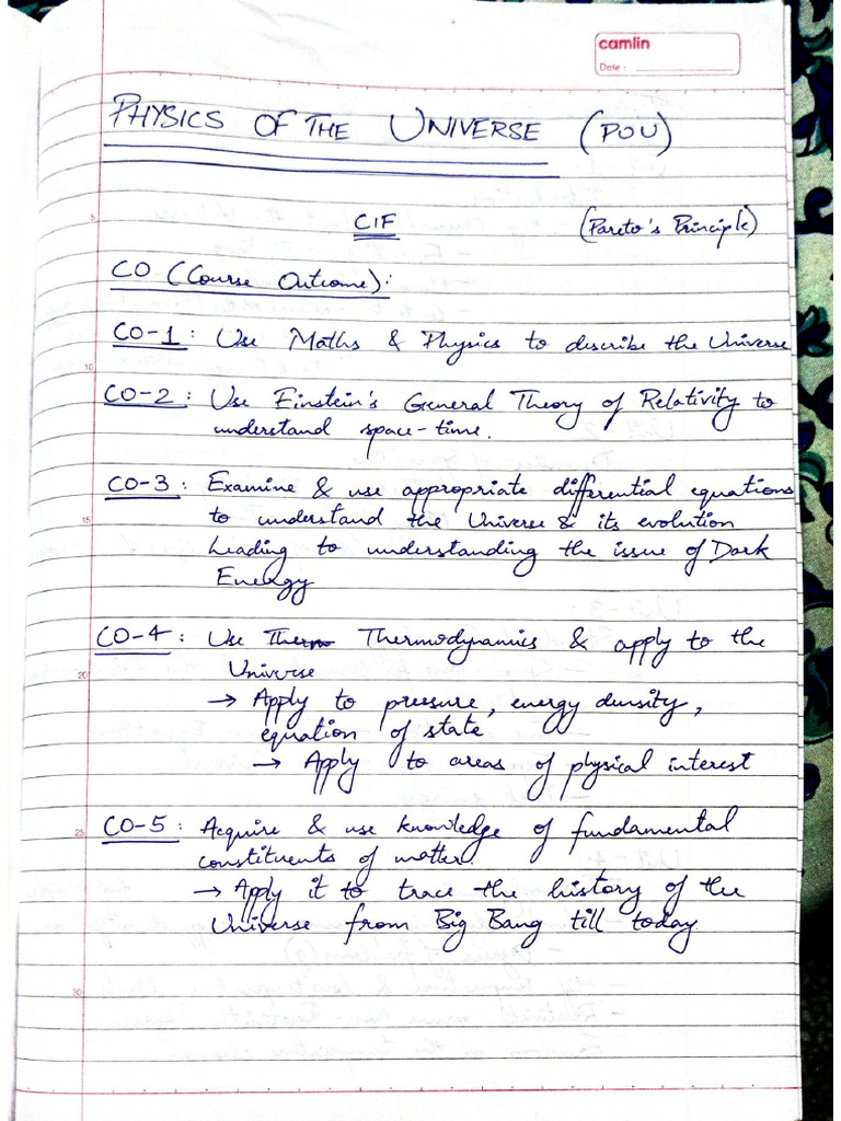 POU Notes | PDF