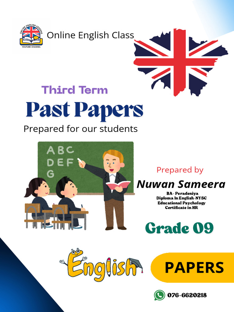 Grade 9 English Third Term Exam Guide | PDF