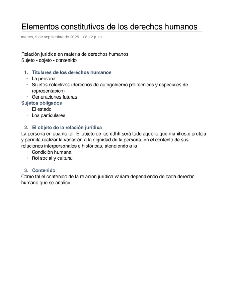 Justicia y Derechos Humanos Apunte 2 | PDF