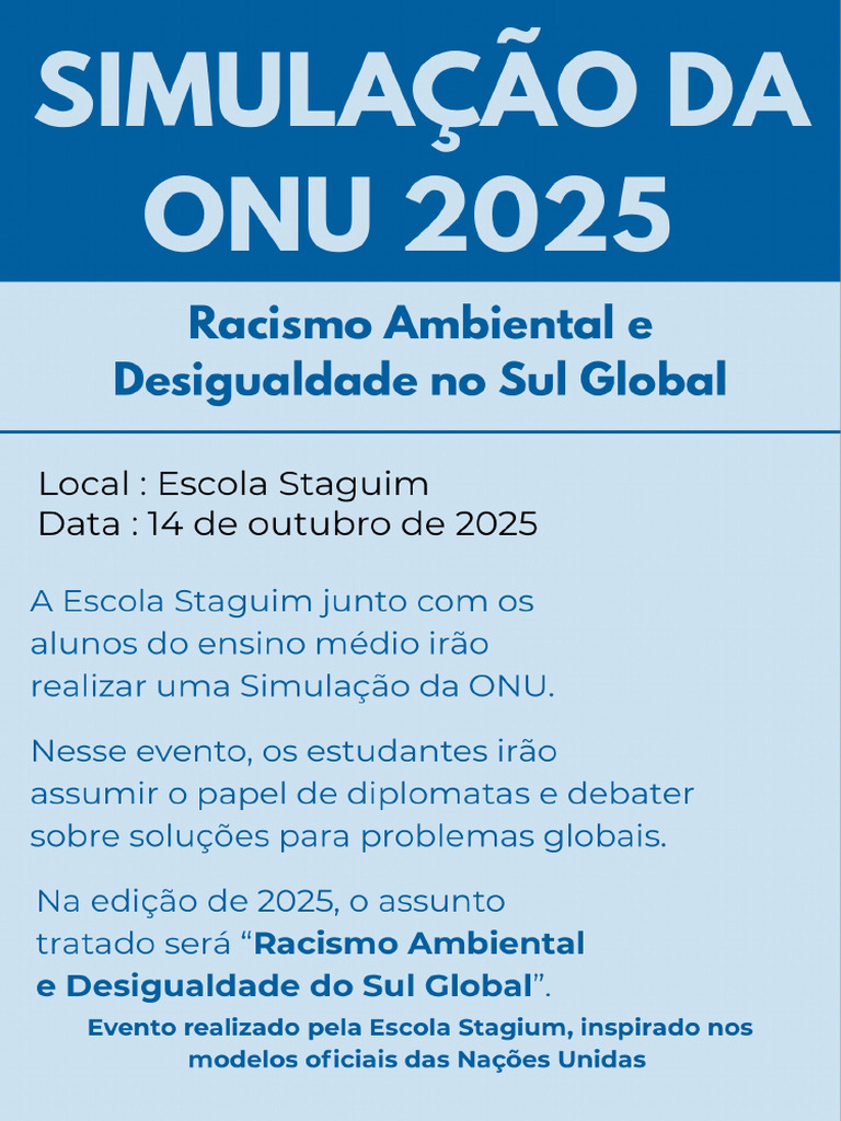 Simulação Da Onu 2025 | PDF