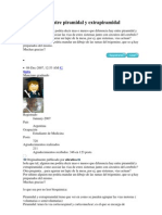 Diferencia Entre Piramidal y Extrapiramidal