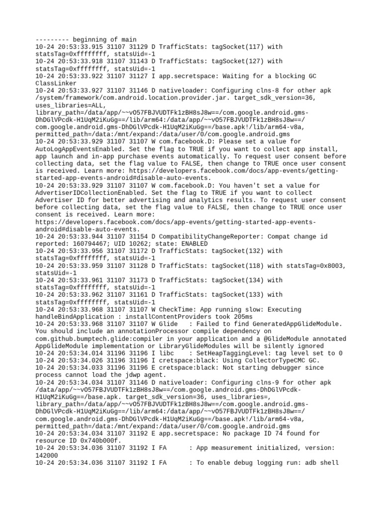 Com - Hello.miheapp - Secretspace Logcat | PDF | Computer Architecture ...