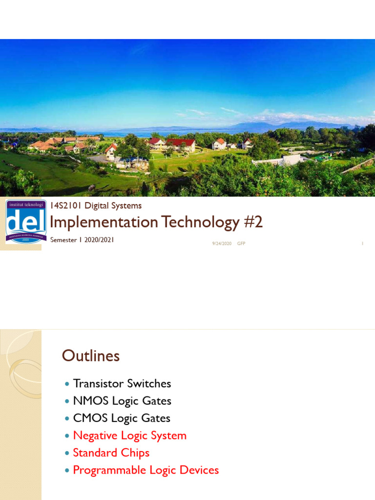 DS W03S02 Implementation Technology2 | PDF | Logic Gate | Field ...