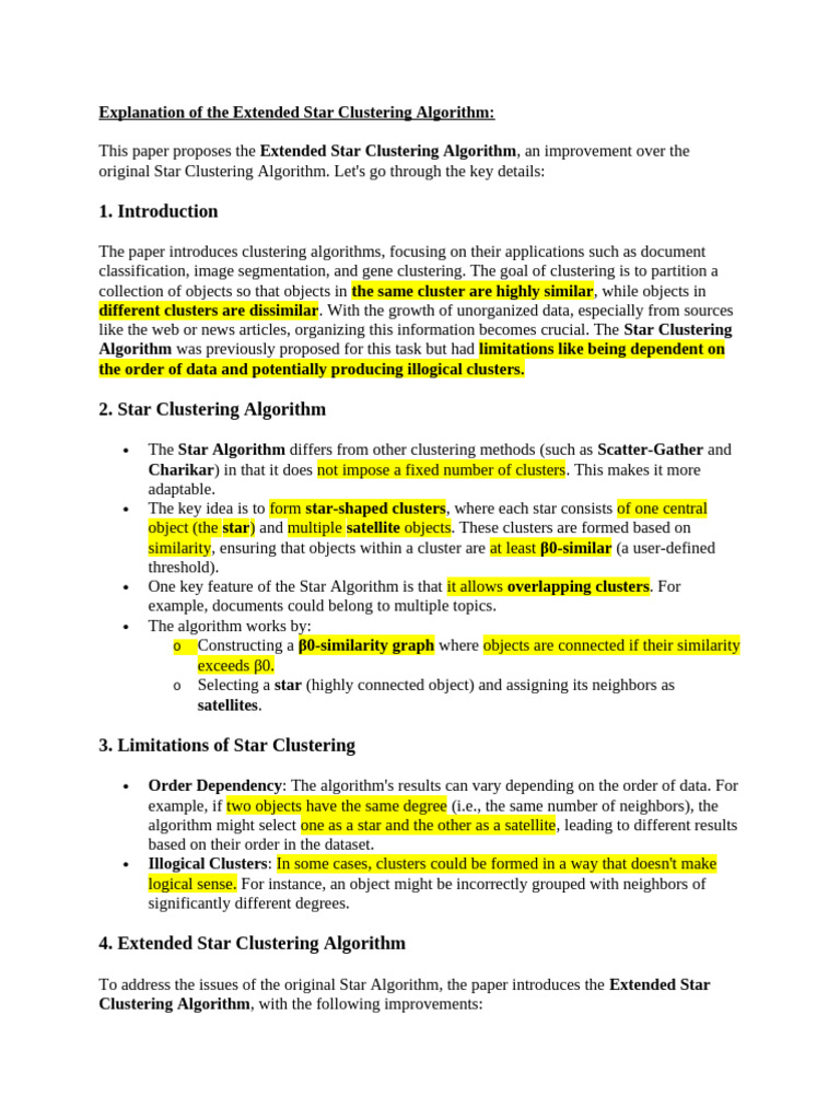 Sar Algorithm Explanation | PDF | Cluster Analysis | Vertex (Graph Theory)