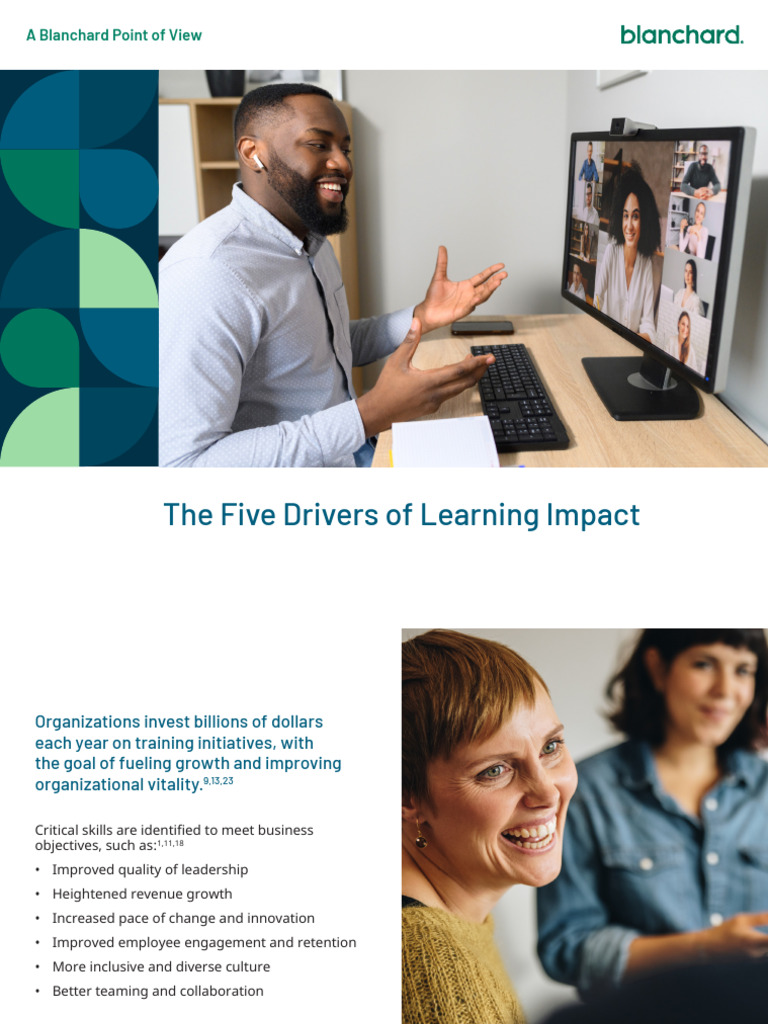 The Five Drivers of Learning Impact | PDF | Learning | Behavior ...