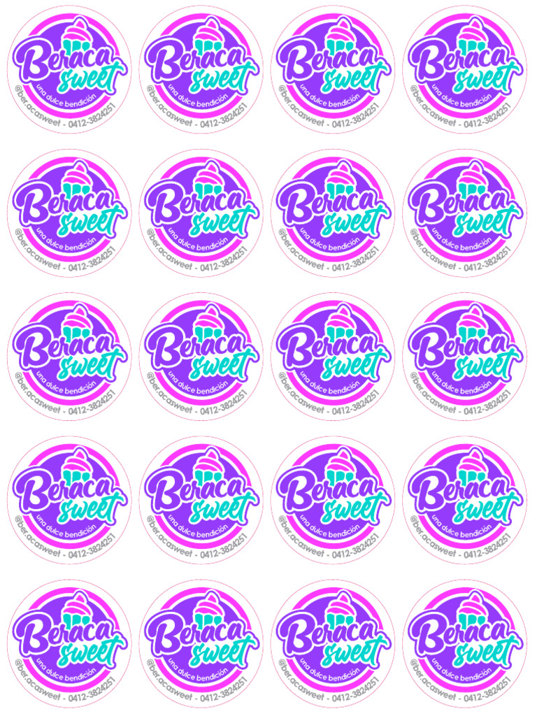 Stickers Beraca Sweet | PDF