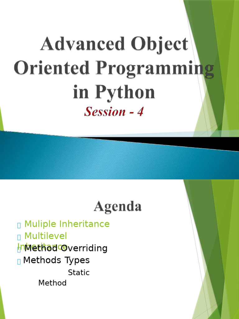 Python Inheritance and Method Overriding | PDF | Inheritance (Object ...