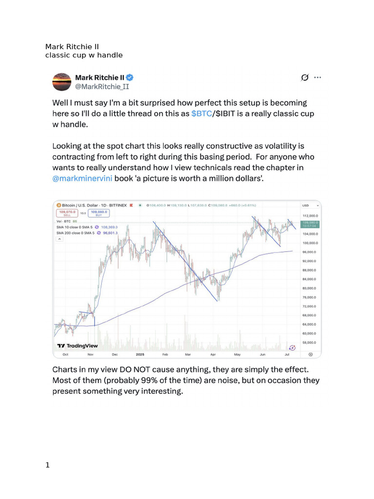 Mark Ritchie II - Cup and Handle | PDF