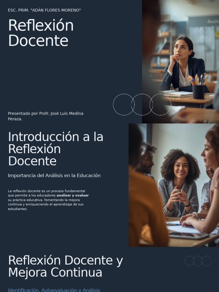 Reflexión Docente para Mejora Continua | PDF