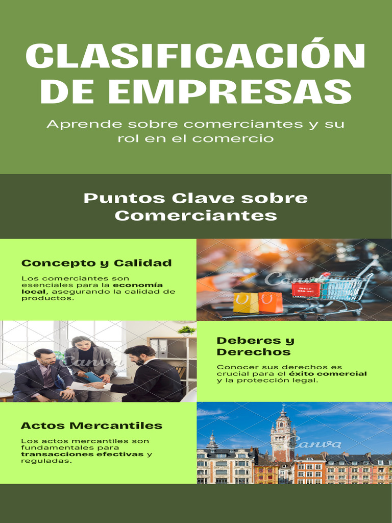 Clasificación y Creación de Empresas | PDF | Business | Sociedad