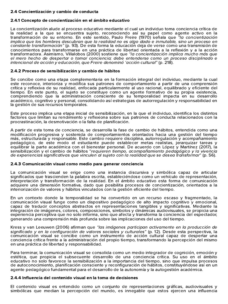 Ejemplo Contenido Marco Teorico | PDF | Las emociones | Cognición