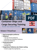 Container Ship and Cargo Securing (in Indonesian)