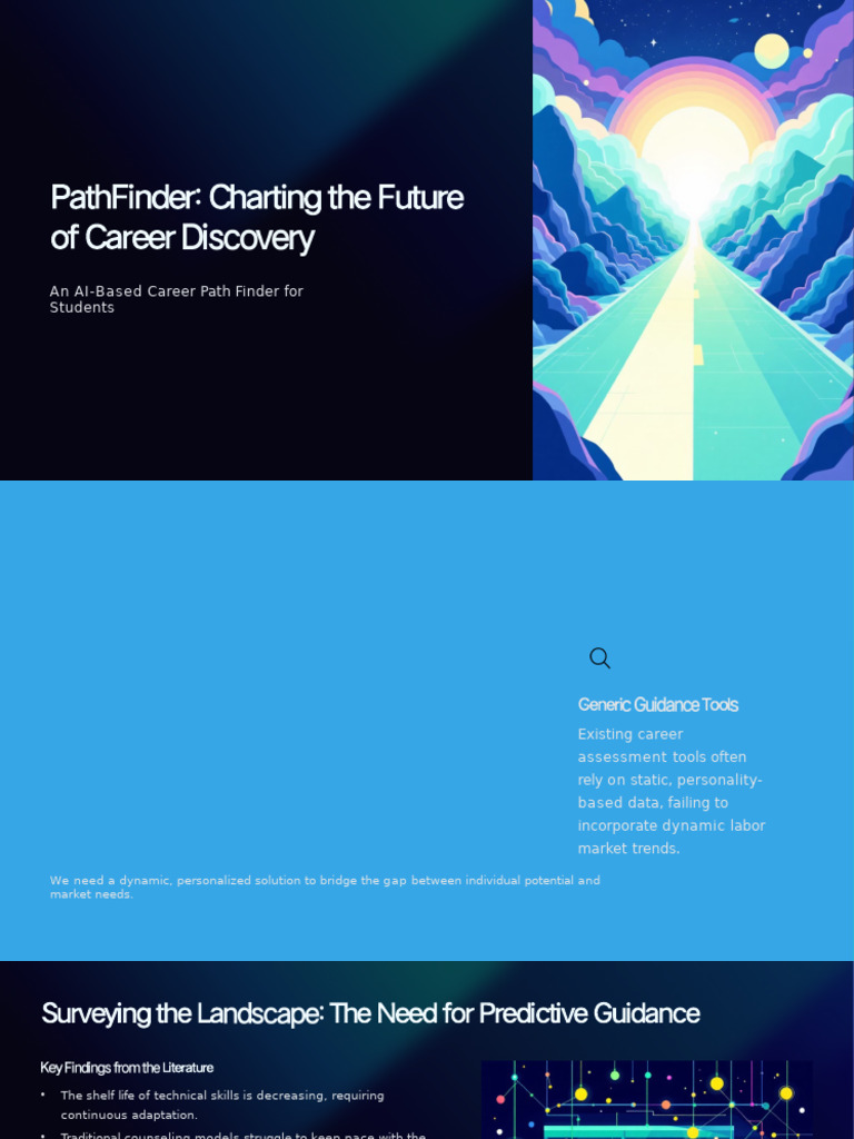 PathFinder Charting The Future of Career Discovery | PDF | Artificial ...