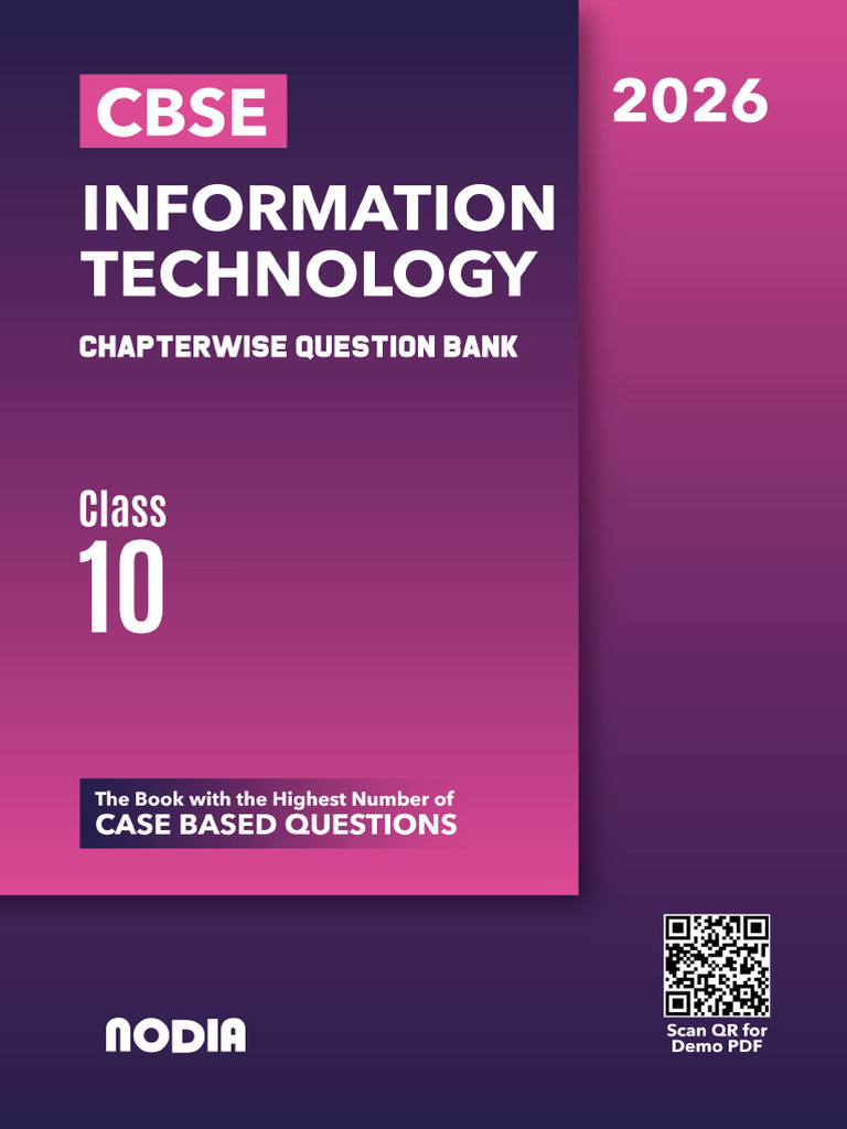 CBSE Class 10 IT Question Bank 2026 | PDF | Communication | Computing