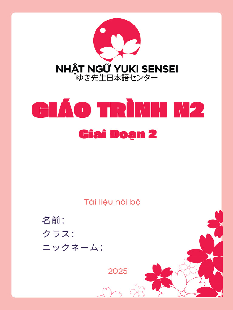 n2 Lý Thuyết Gd2 Final | PDF