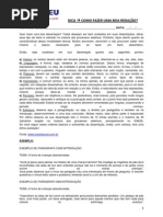 (DICA DE REDACAO)