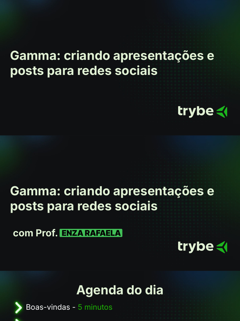 Gamma - Apresentações e Posts para Redes Sociais | PDF