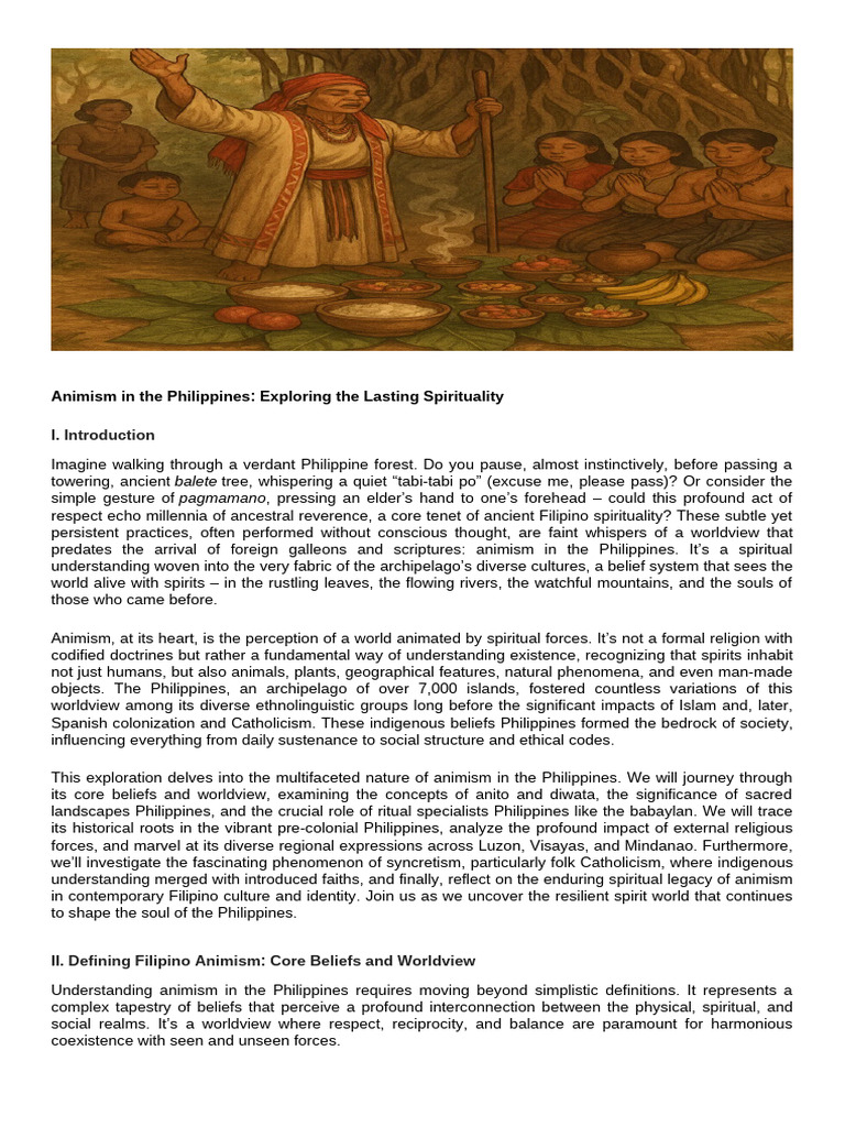 ANIMISM | PDF | Rituals | Prayer