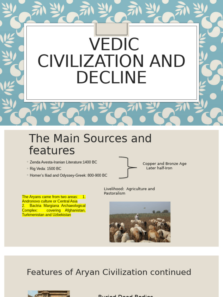 Vedic Civilization: Features and Decline | PDF | Indian Religions