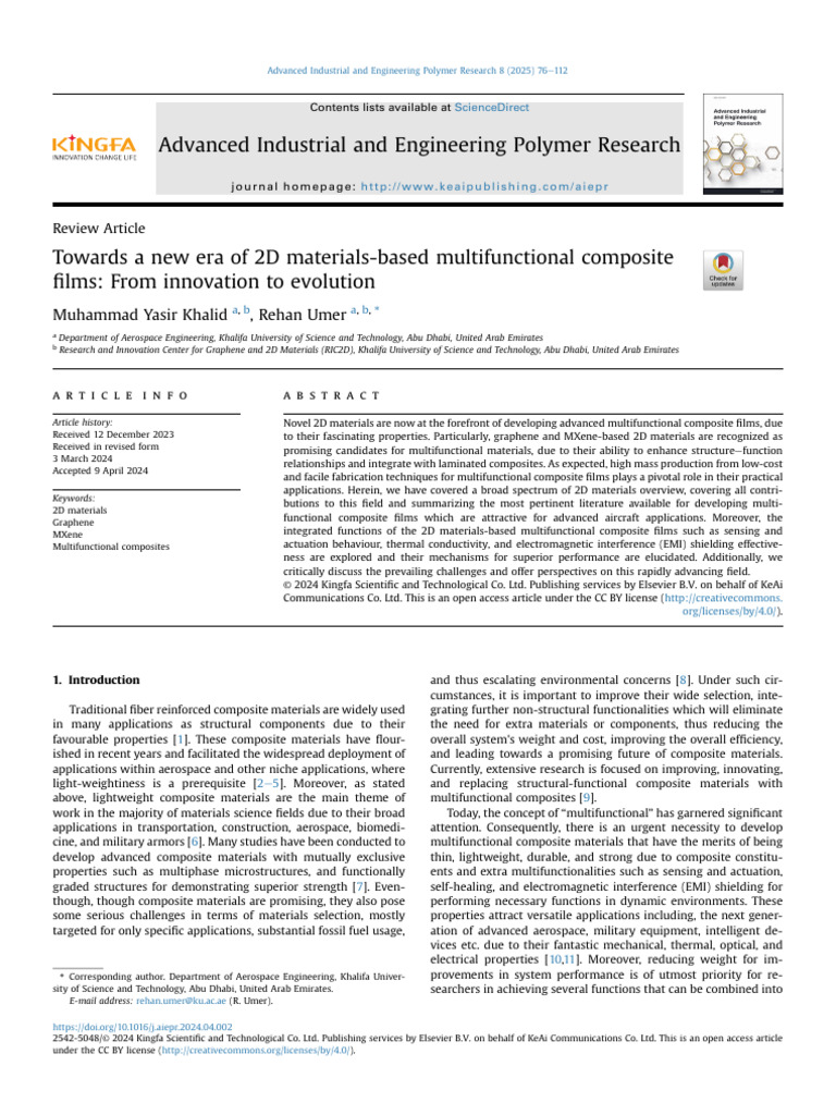 2d Material | PDF | Materials Science | Materials